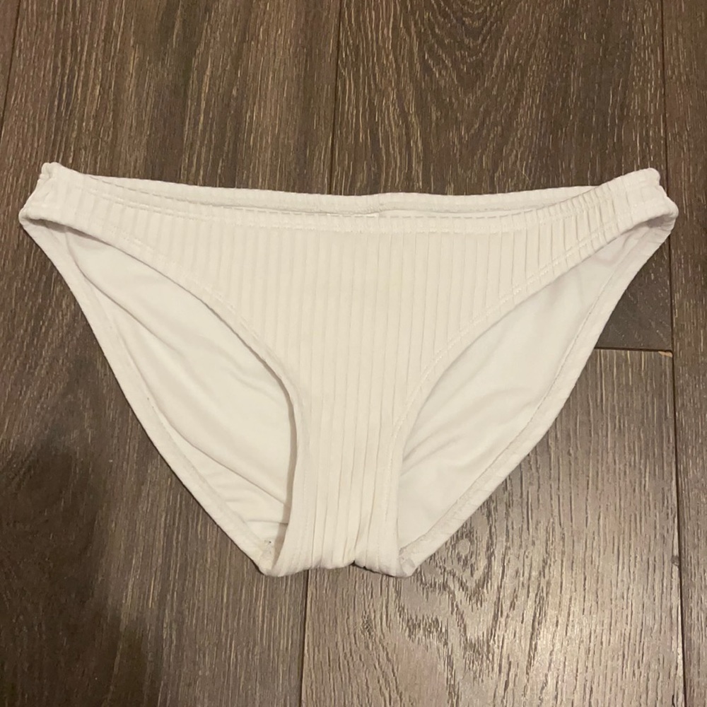 White bathing suit bottoms